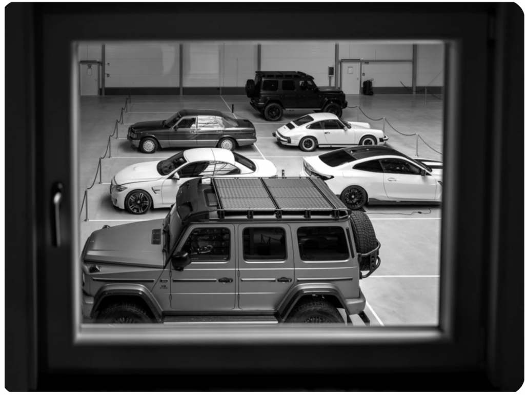 Sportwagen Stellplatz