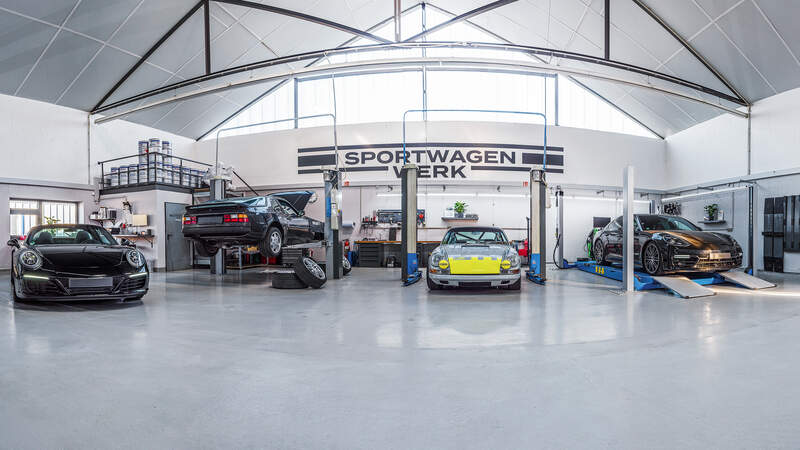 Freie Porsche Werkstatt Innenansicht Sportwagen Werk GmbH