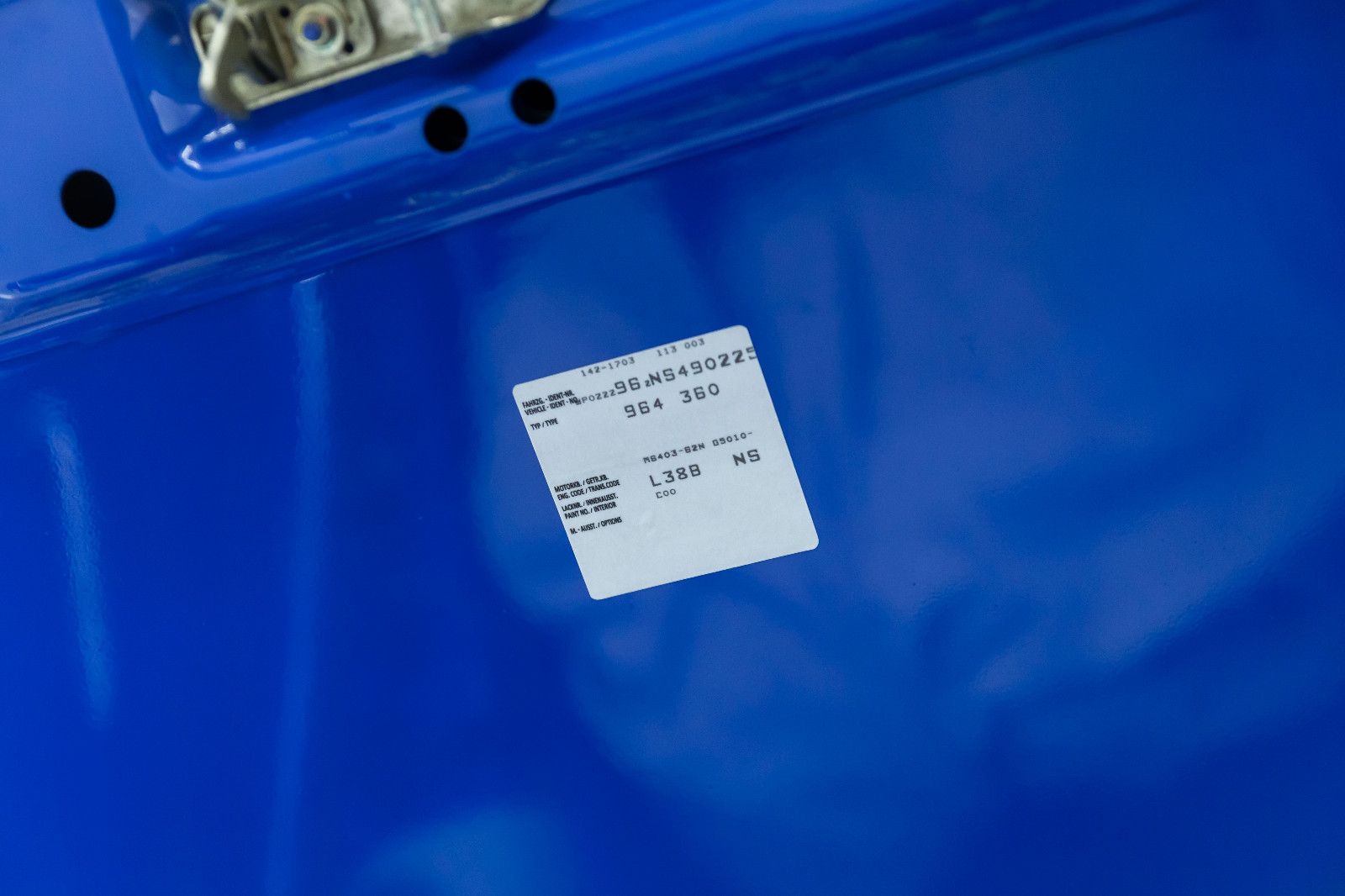 Fahrzeugabbildung Porsche 964 I 911 Carrera RS I 2. Hd I Deutsch I Maritim